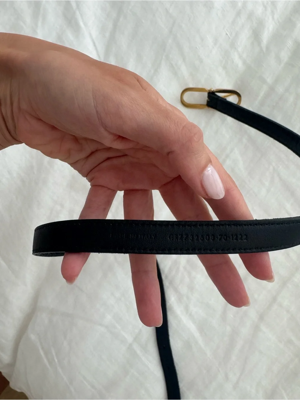 Saint Laurent Snakeskin Belt